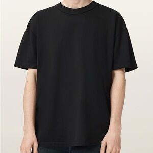 All Saints Men’s Oversized Fit Ivon SS Crew T-Shirt | Black | Size L